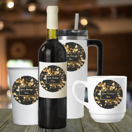 Personalisiertes Edelgold Etiketten