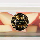 Personalisiertes Edelgold Etiketten (Befestigt)