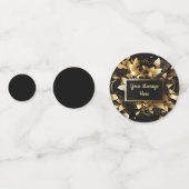 Personalisiertes Edelgold Konfetti (Vorderseiten)