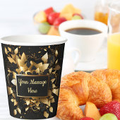 Personalisiertes Edelgold Pappbecher