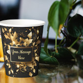 Personalisiertes Edelgold Pappbecher