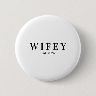 personalisiertes Ehefrau-Jubiläumsgeschenk Button