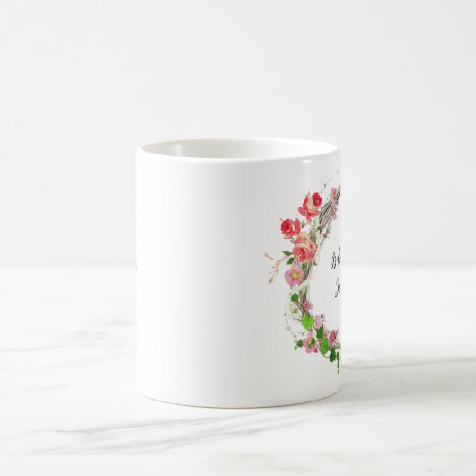 personalisiertes Ehepaar/Single Kaffeetasse (Mittel)