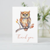 Personalisiertes Ei Dankeskarte (Stehend Vorderseite)