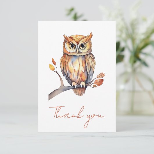 Personalisiertes Ei Dankeskarte (Stehend Vorderseite)