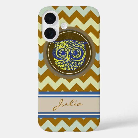 Personalisiertes Ei mit Zickzack Case-Mate iPhone Hülle (Rückseite)