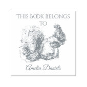 Personalisiertes Eichhörnchen Dieses Buch gehört Permastempel (Design)