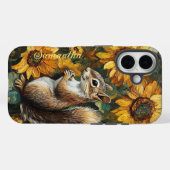 Personalisiertes Eichhörnchen Nibbling Van Gogh Su Case-Mate iPhone Hülle (Rückseite (Horizontal))
