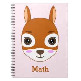 Personalisiertes Eichhörnchendesign Notizblock