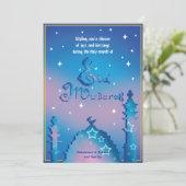 Personalisiertes Eid Mubarak Feiertagskarte (Stehend Vorderseite)