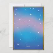 Personalisiertes Eid Mubarak Feiertagskarte (Rückseite)