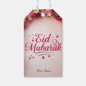 Personalisiertes Eid Mubarak Geschenkanhänger (Vorderseite)