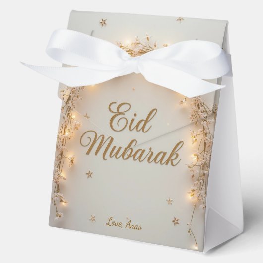 Personalisiertes Eid Mubarak Geschenkschachtel (Vorderseite)