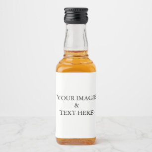 Personalisiertes Eigenes Foto Anpassen Alkoholflaschenetikett