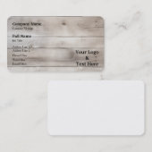 Personalisiertes Eigenes Logo & Text Visitenkarte (Vorne/Hinten)