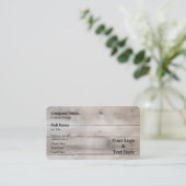 Personalisiertes Eigenes Logo & Text Visitenkarte (Stehend Vorderseite)
