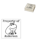 Personalisiertes Eigentum von Cartoon, gefroren Gummistempel (Stempel)