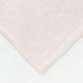 Personalisiertes Eigentum von Name – Varsity-Stil Fleecedecke (Ecke)