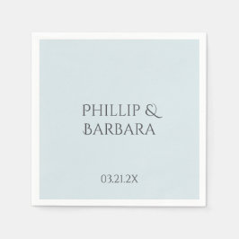 Personalisiertes einfaches 60-jähriges Hochzeitssz Serviette