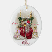 Personalisiertes Einfaches Best Friend Ornament (Rechts)