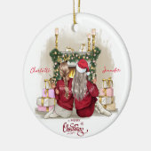 Personalisiertes Einfaches Best Friend Ornament (Links)