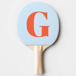 Personalisiertes einfaches fettes Monogramm Soft B Tischtennis Schläger