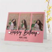 Personalisiertes Einfaches Geburtstag Stilvolles D Karte (Gelbe Blume)