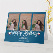 Personalisiertes Einfaches Geburtstag Stilvolles D Karte (Gelbe Blume)