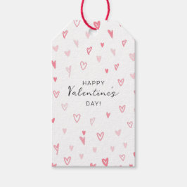 Personalisiertes Einfaches Herz Gemustert Valentin Geschenkanhänger