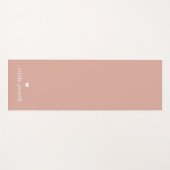 Personalisiertes Einfaches Herz Yogamatte (Vorderseite (Horizontal))