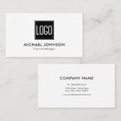 Personalisiertes Einfaches Logo Visitenkarte (Vorne/Hinten)