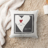 Personalisiertes Einfaches Modernes Liebesgeburten Kissen (Decke)