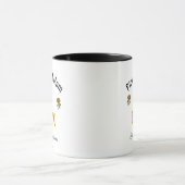 Personalisiertes einfaches modernes Pickleball-Mut Tasse (Zentrum)
