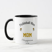 Personalisiertes einfaches modernes Pickleball-Mut Tasse (Links)