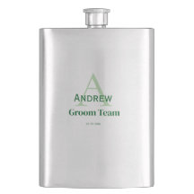 personalisiertes einfaches Monogramm Bräutigam Tea
