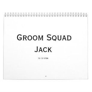 personalisiertes einfaches Monogramm mit Ihrem Nam Kalender