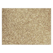 Personalisiertes Einhorn Gold Glitzer Tableteclout Tischdecke (Vorderseite (Horizontal))