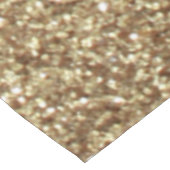 Personalisiertes Einhorn Gold Glitzer Tableteclout Tischdecke (Schrägansicht)