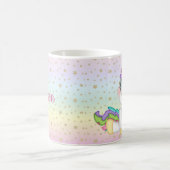 Personalisiertes Einhorn Kaffeetasse (Mittel)