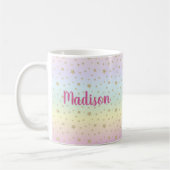 Personalisiertes Einhorn Kaffeetasse (Links)