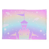 Personalisiertes Einhorn-Kissenbezug - Einhorn-Dek Kissenbezug (Rückseite)