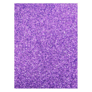 Personalisiertes Einhorn Lila Glitzer Tablette Tischdecke