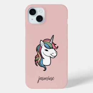 Personalisiertes Einhorn mit Regenbogenmane Case-Mate iPhone Hülle