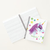 Personalisiertes Einhorn-Notebook für Mädchen Notizblock (Innenseite)