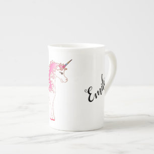 Personalisiertes Einhorn Porzellantasse