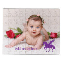 Personalisiertes Einhorn-Puzzle - Benutzerdefinier