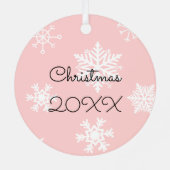 Personalisiertes Einhorn, Schmetterling und Regenb Ornament Aus Metall (Rückseite)