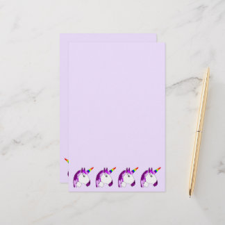 Personalisiertes Einhorndesign Briefpapier