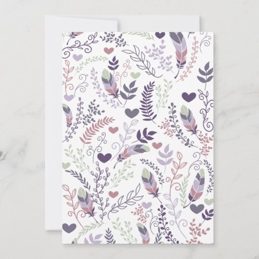 Personalisiertes Einladung (Rückseite)