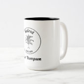 Personalisiertes einmaliges Rentengeschenk Zweifarbige Tasse (VorderseiteRechts)